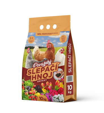 Považský slepačí hnoj ORFERT peletovaný - 80 kg (8x10 kg)